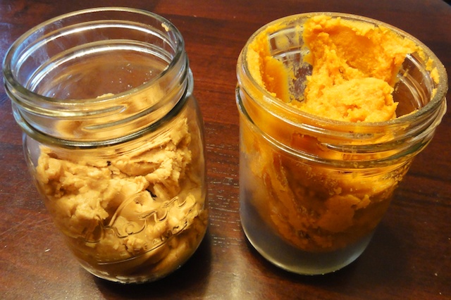 Peanut Butter and Carrot Peanut Butter