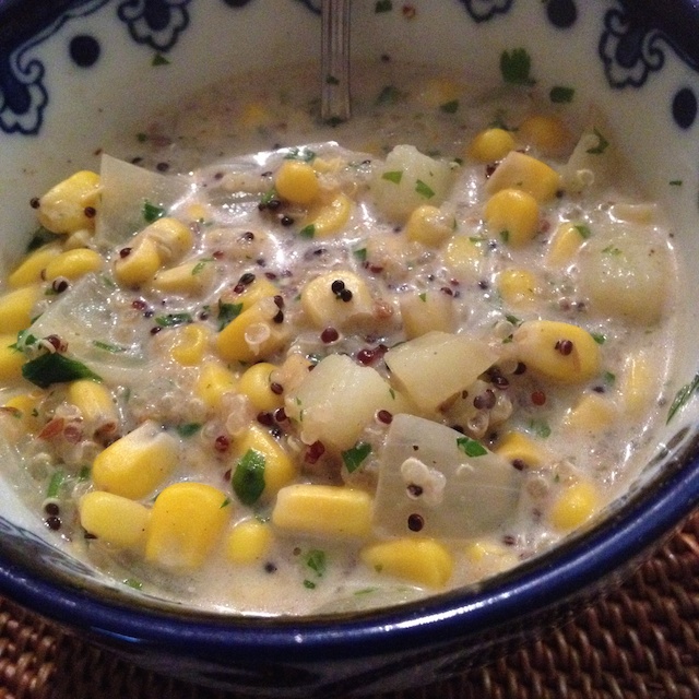 Corn & Quinoa Chowder