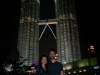 Ben & Heather at Petronas Twin Towers